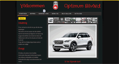 Desktop Screenshot of optimumbilvard.com